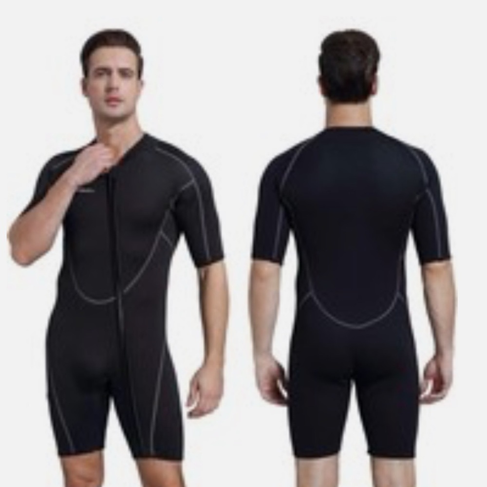 Skin Men's Black Swim Suit